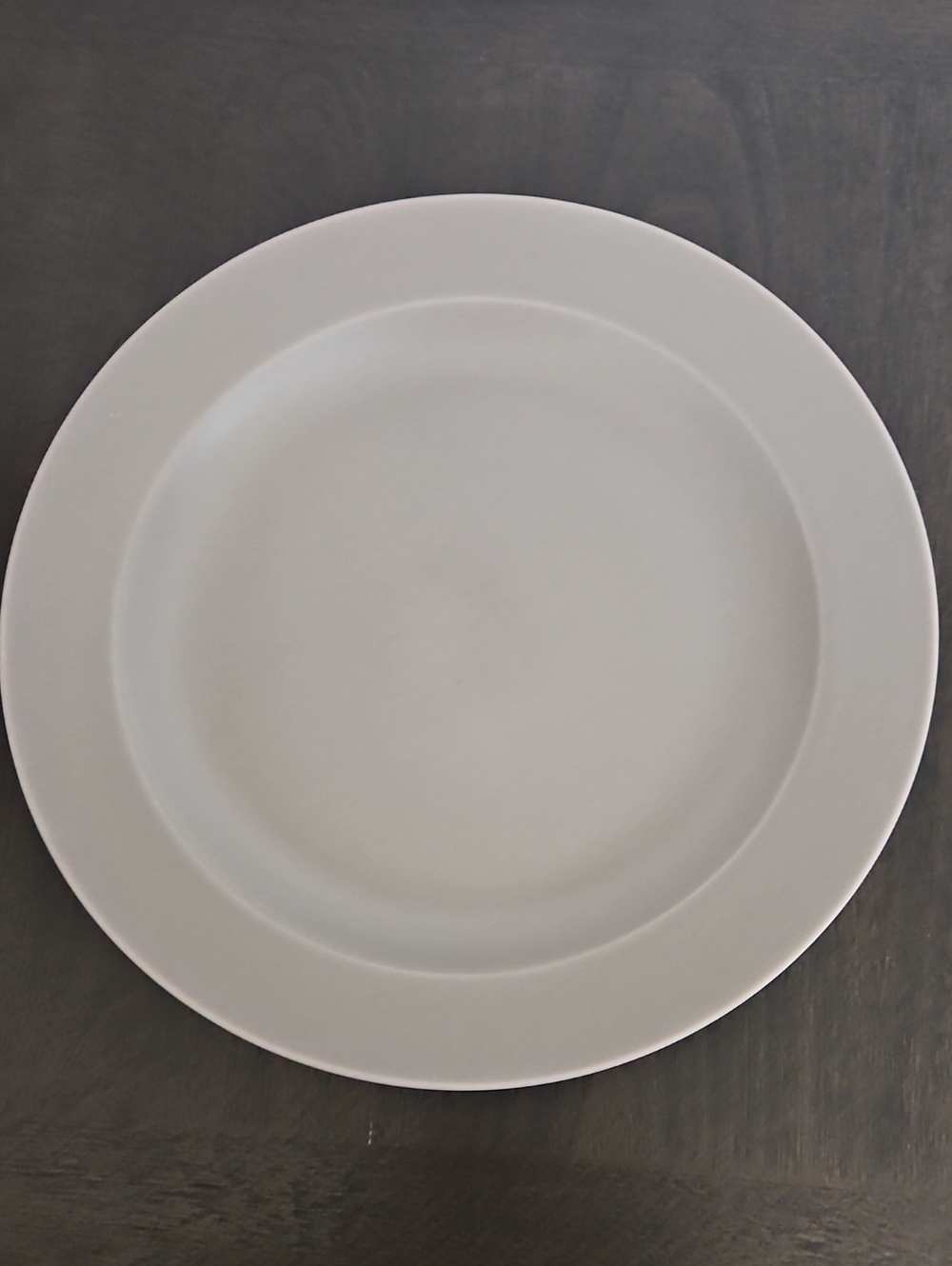 Crate&Barrel Paige Gray Stoneware 9" Salad Plate - 1 Plate